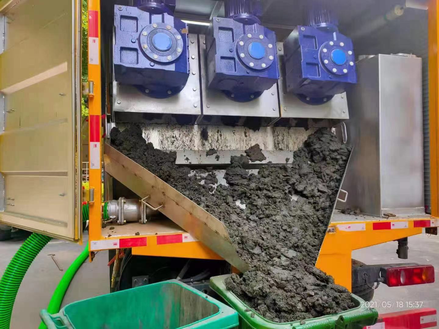 汝阳化粪池清掏城市维护站-泥浆净化干湿分离处理